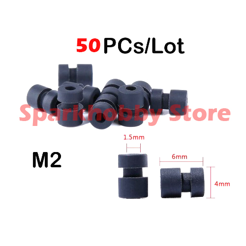 Drone Racing Flight Controller - 50PCS M2 Anti-Vibration Washer Rubber Damping