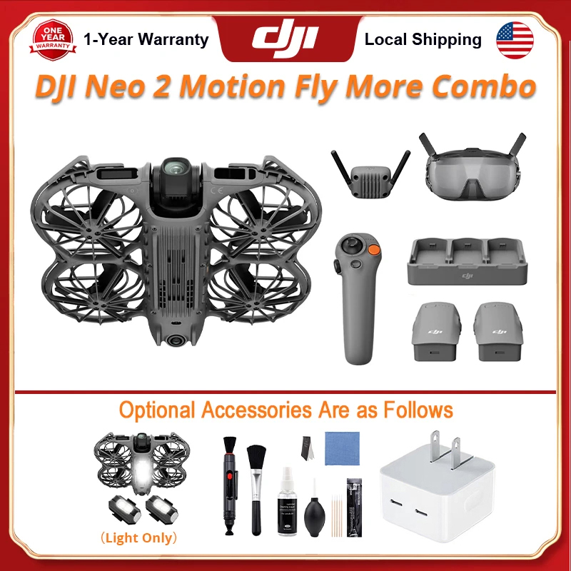 DJI Neo 2 Motion Fly More Comb - Drone Racing Goggles recension och pris