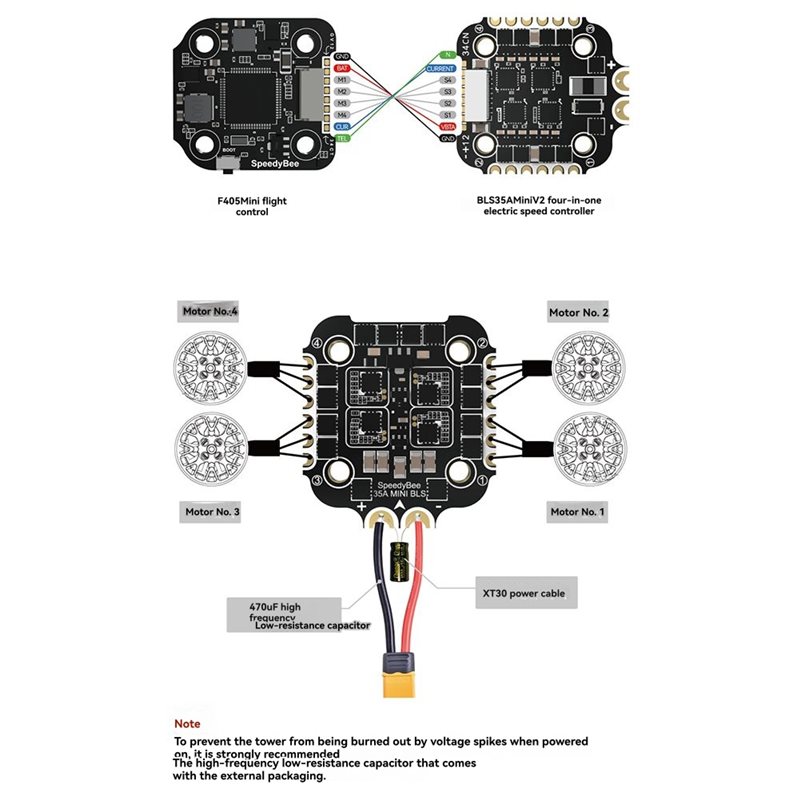 B92B for SpeedyBee F405 Mini S - Drone Racing Flight Controller recension och pris