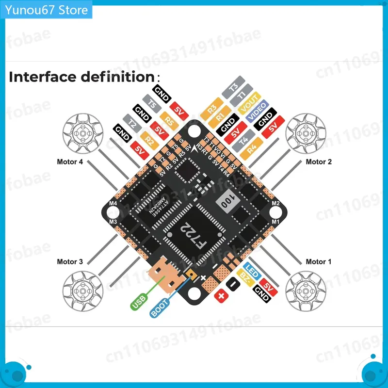 For GEPRC GEP-F722-45A AIO V2  - Drone Racing Flight Controller recension och pris