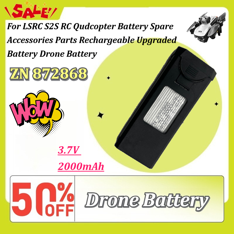 New ZN872868 3.7V 2000mAh for  - Eachine Drone E58 recension och pris